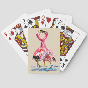 Jeu De Cartes Flamants roses roses Jouer des cartes de vos coule