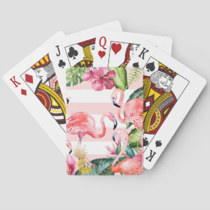 Jeu De Cartes Flamants roses roses PixDezines