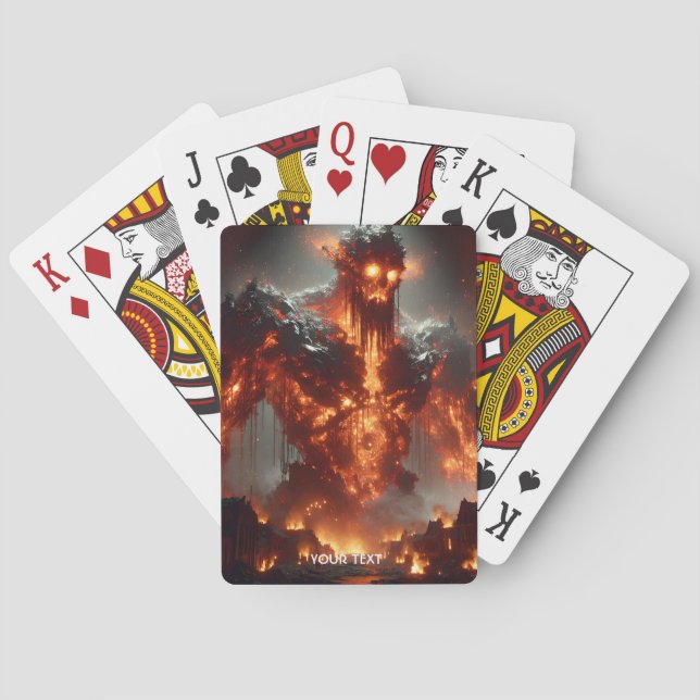 Jeu De Cartes Flammes élémentaires d'Imaginaire (dos)