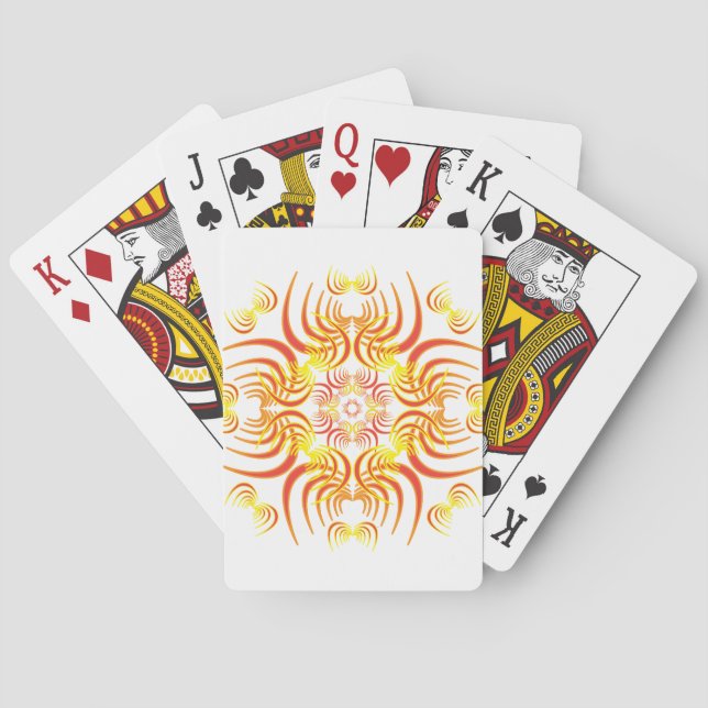 Jeu De Cartes Flammes Spikes (dos)