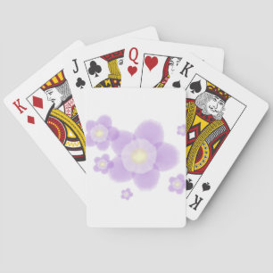 Jeu De Cartes Fleur aquarelle