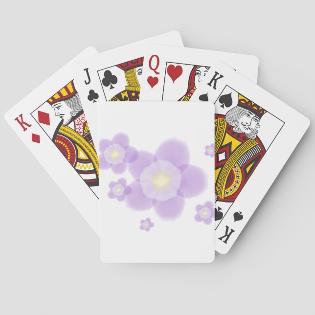 Jeu De Cartes Fleur aquarelle (dos)
