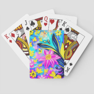 Jeu De Cartes Fleur Artsy