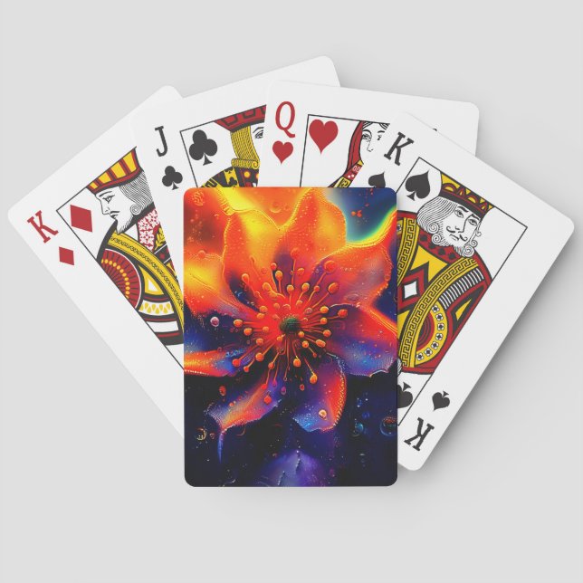Jeu De Cartes Fleur Artsy (dos)