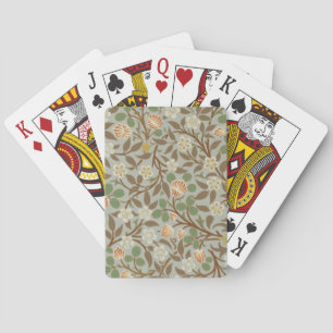 Jeu De Cartes Fleur botanique de trèfle William Morris