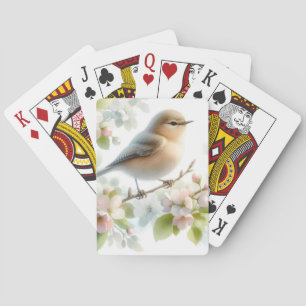Jeu De Cartes Fleur de cerisier de printemps aquarelle