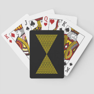 Jeu De Cartes Fleur de la vie / Blume des Lebens - or pyramide