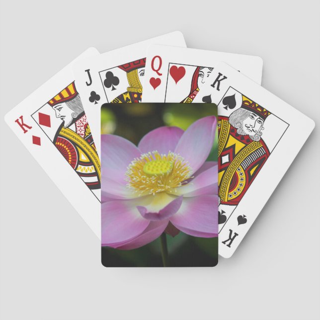 Jeu De Cartes Fleur de lotus en fleurs, Indonésie (dos)