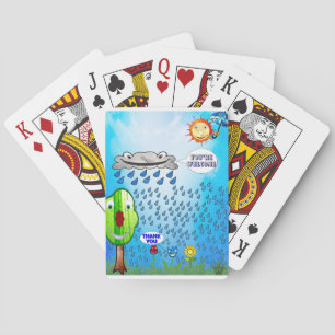 Jeu De Cartes Fleur de remerciement
