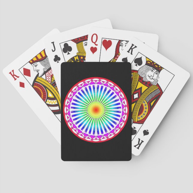 Jeu De Cartes Fleur d'été (dos)