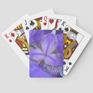 Jeu De Cartes Fleur d'Iris Bleu Violet