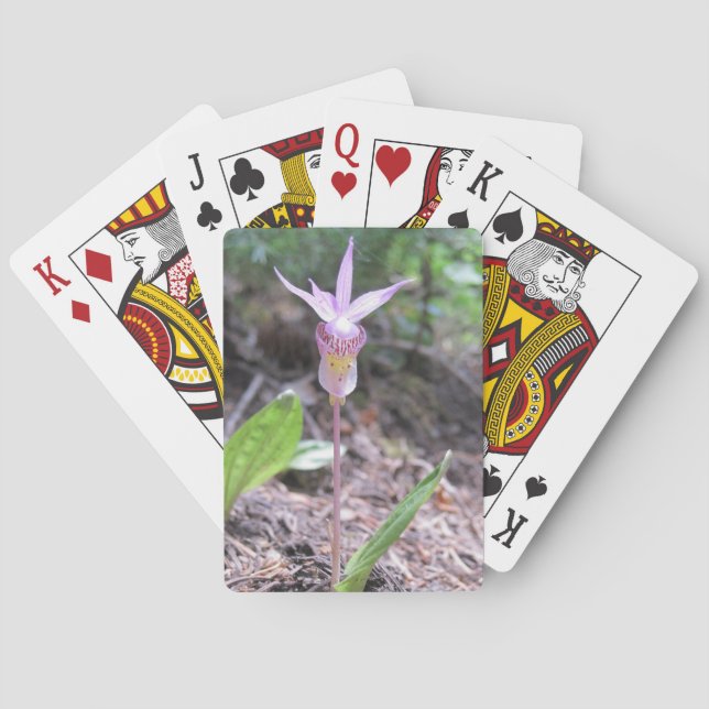 Jeu De Cartes Fleur d'orchidée Fairyslipper (dos)