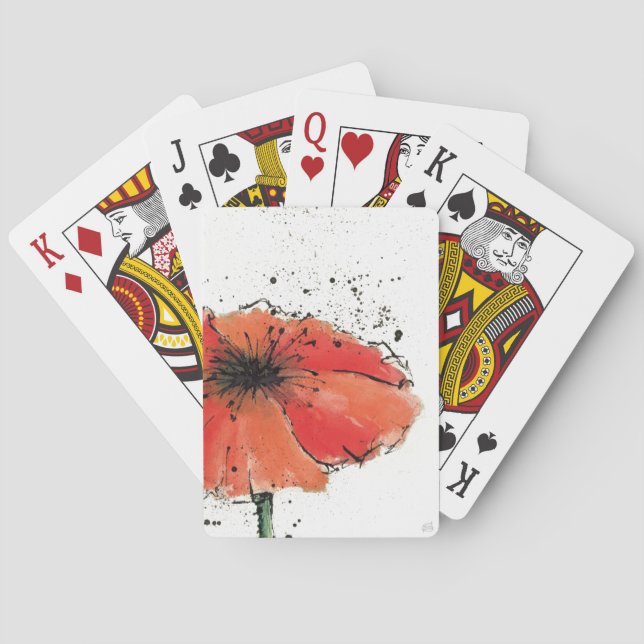 Jeu De Cartes Fleur en pleine floraison (dos)