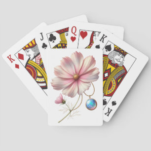 Jeu De Cartes Fleur et pierre précieuse d'octobre