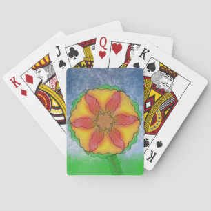 Jeu De Cartes Fleur étrange