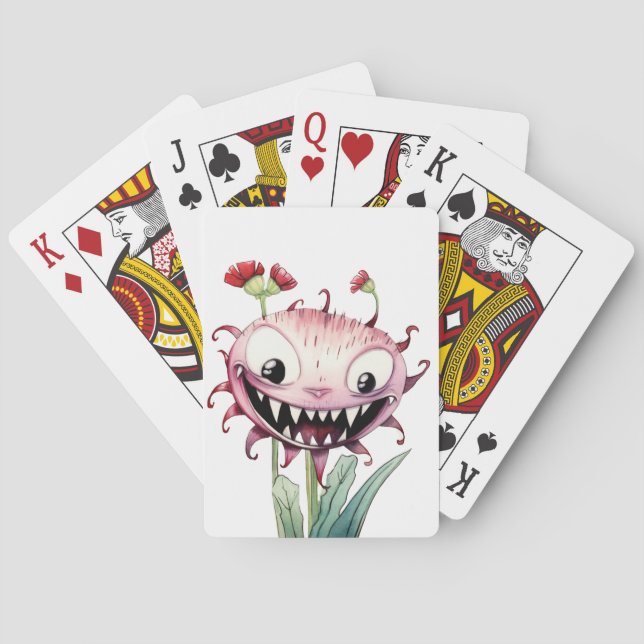 Jeu De Cartes Fleur Monster (dos)