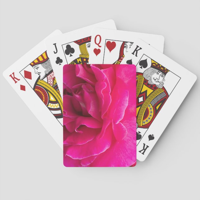 Jeu De Cartes Fleur rose (dos)