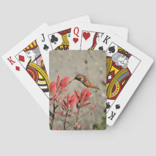 Jeu De Cartes Fleur rouge