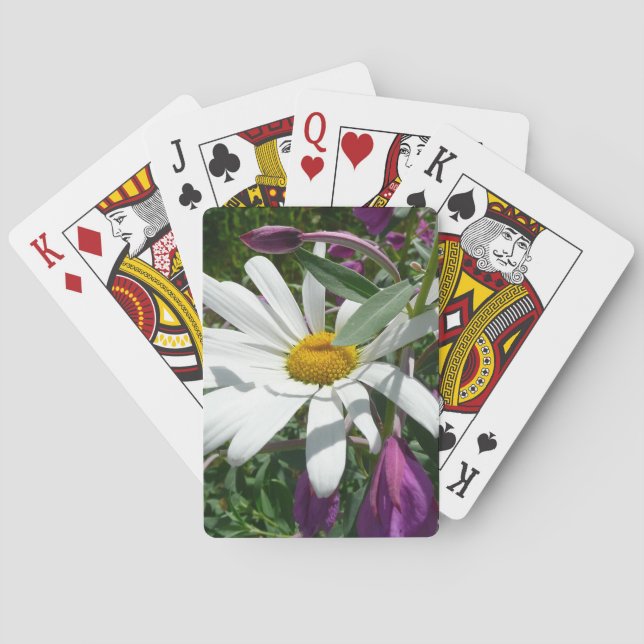 Jeu De Cartes Fleur sauvage Daisy et Fireweed (dos)