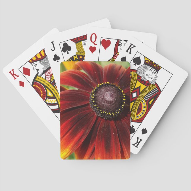Jeu De Cartes Fleur Vivid couleurs Classic Playing Cards (dos)