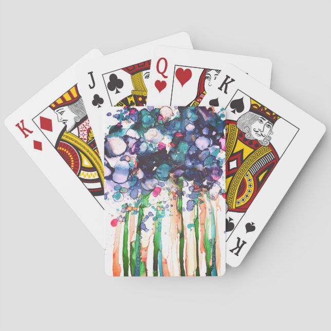 Jeu De Cartes Fleurs (dos)