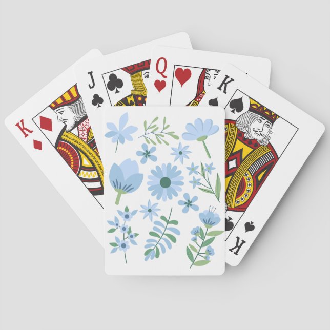 Jeu De Cartes Fleurs (dos)