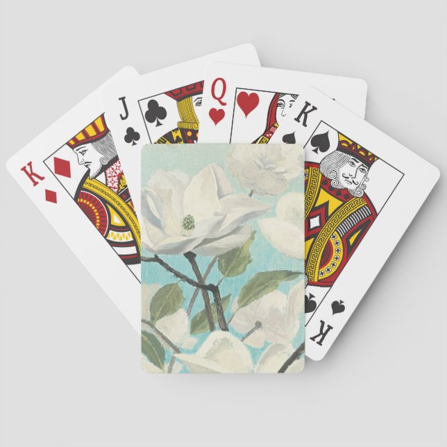 Jeu De Cartes Fleurs blanches des sud (dos)