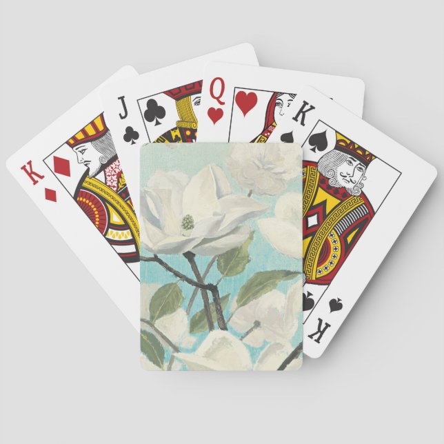 Jeu De Cartes Fleurs blanches du sud (dos)