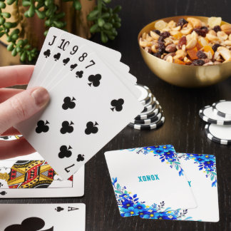 Jeu De Cartes Fleurs Bleues XONOX Original