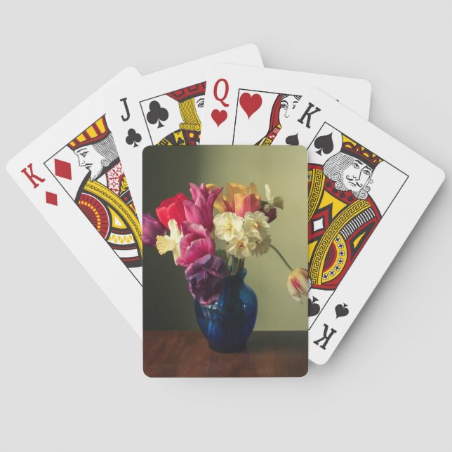 Jeu De Cartes Fleurs | Bouquet de fleurs de printemps (dos)