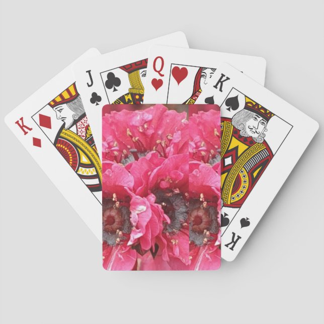 Jeu De Cartes Fleurs Classic Playing Cartes (dos)