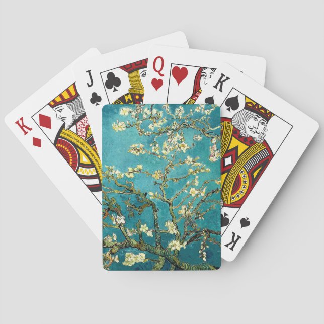 Jeu De Cartes Fleurs d'amandier de Van Gogh Impressionnisme Clas (dos)
