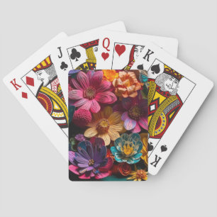 Jeu De Cartes Fleurs d'art