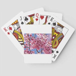 Jeu De Cartes Fleurs de cerisier Sakura Étoiles rouges