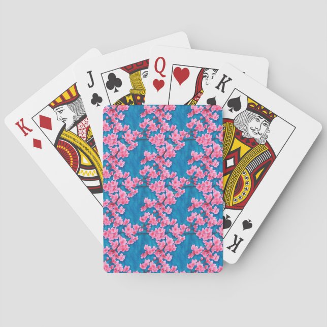 Jeu De Cartes Fleurs de cerisiers (dos)
