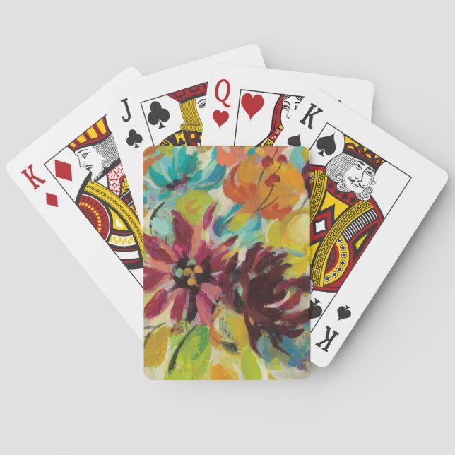 Jeu De Cartes Fleurs de joie d'automne (dos)