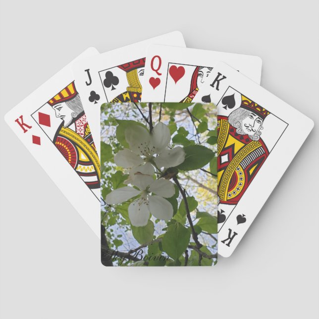 Jeu De Cartes fleurs de pommes (dos)