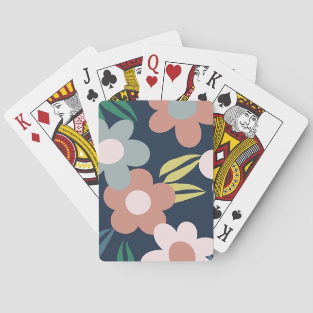 Jeu De Cartes Fleurs de printemps (dos)