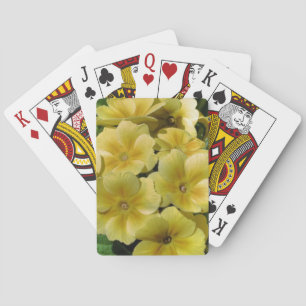 Jeu De Cartes Fleurs de printemps de Primrose jaune