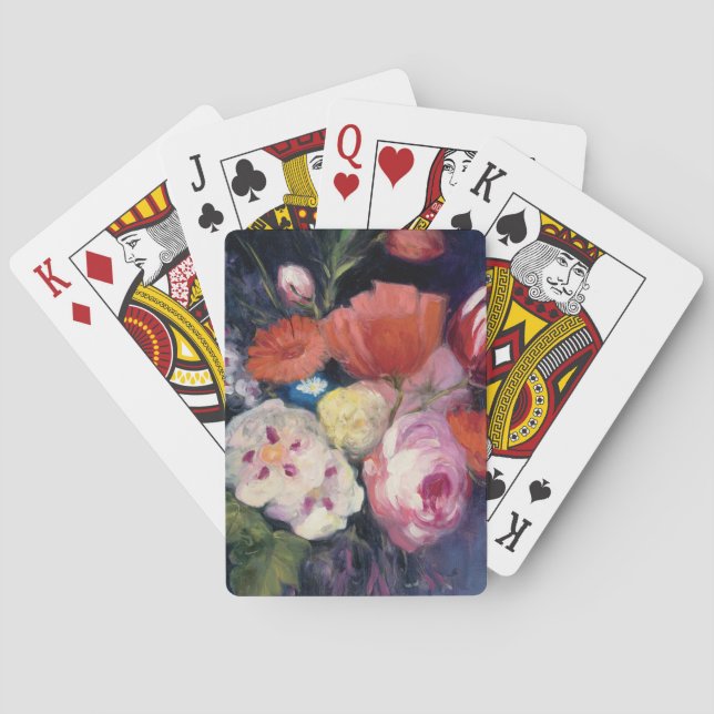 Jeu De Cartes Fleurs de printemps fraîchement coupées (dos)