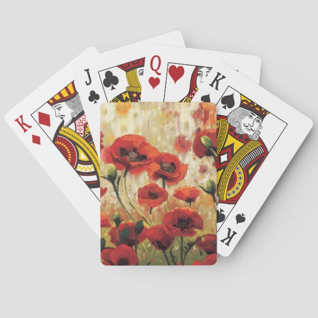 Jeu De Cartes Fleurs de ressort dans un jardin (dos)
