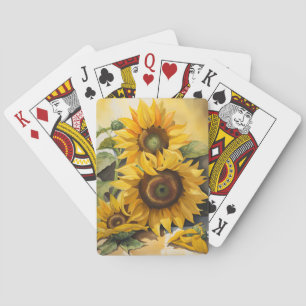 Jeu De Cartes Fleurs de soleil