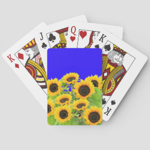 Jeu De Cartes Fleurs de soleil Jouer aux cartes