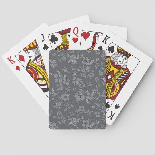 Jeu De Cartes Fleurs déplaisantes Motif 3 (dos)
