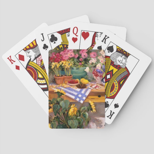 Jeu De Cartes Fleurs fraîches I (dos)