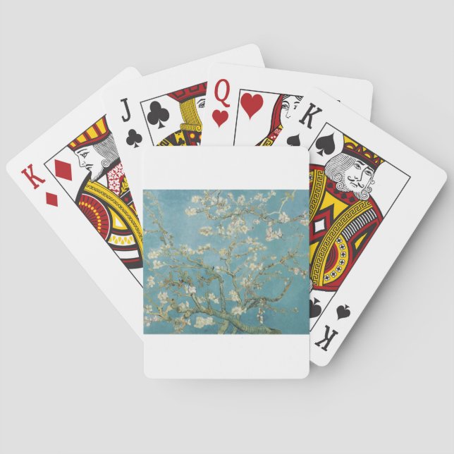 Jeu De Cartes Fleurs Gogh Branches Fleurs d'amandier Nature (dos)