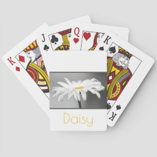 Jeu De Cartes Fleurs marguerites blanches