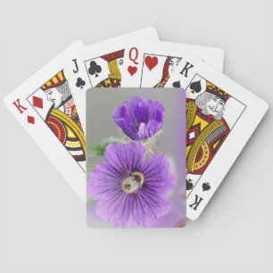 Jeu De Cartes Fleurs Pollen d'Abeille Bokeh Flou Jardin d'Été