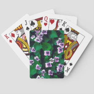 Jeu De Cartes Fleurs sauvages dans la forêt