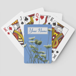 Jeu De Cartes Fleurs sauvages de crème Corfou